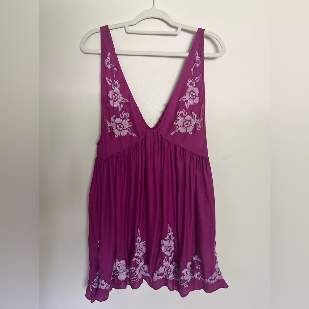 Free people intimates purple slip dress medium